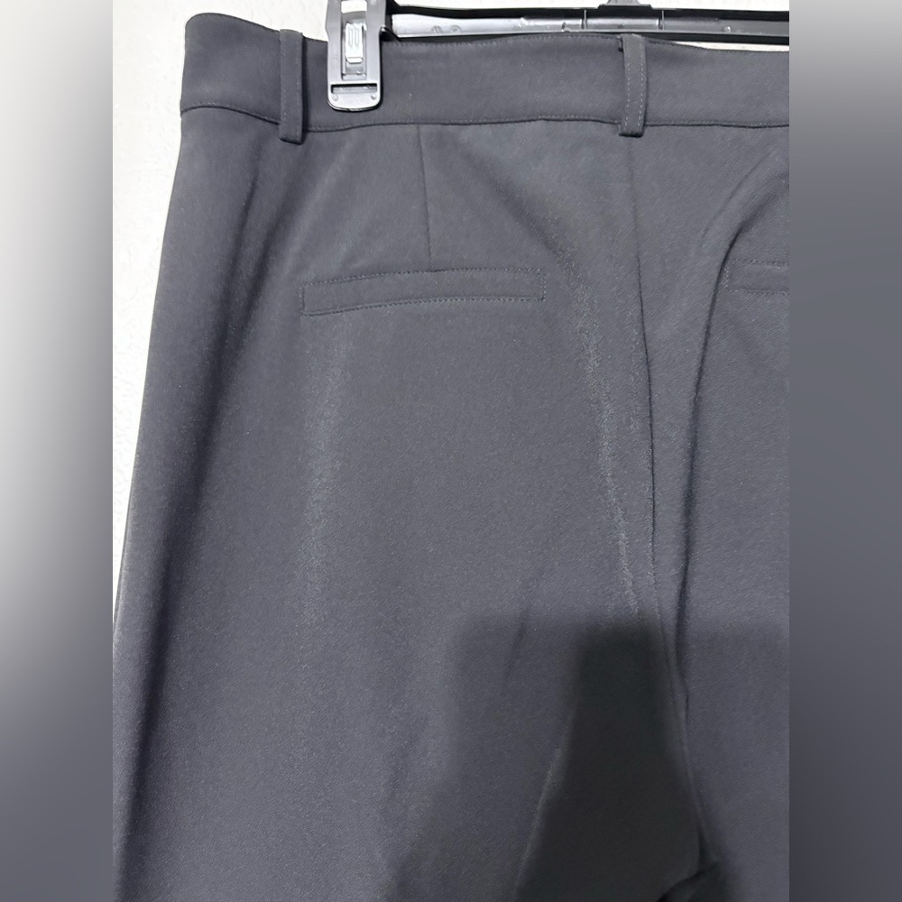 Veronica Beard Black Orion Flare Pant Sleek High Waisted Front Seams Elongating - Picture 9 of 16